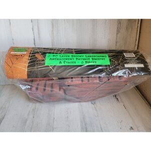 Lemax spooky landscape 3pc layer Halloween‎ Village accessory vintage